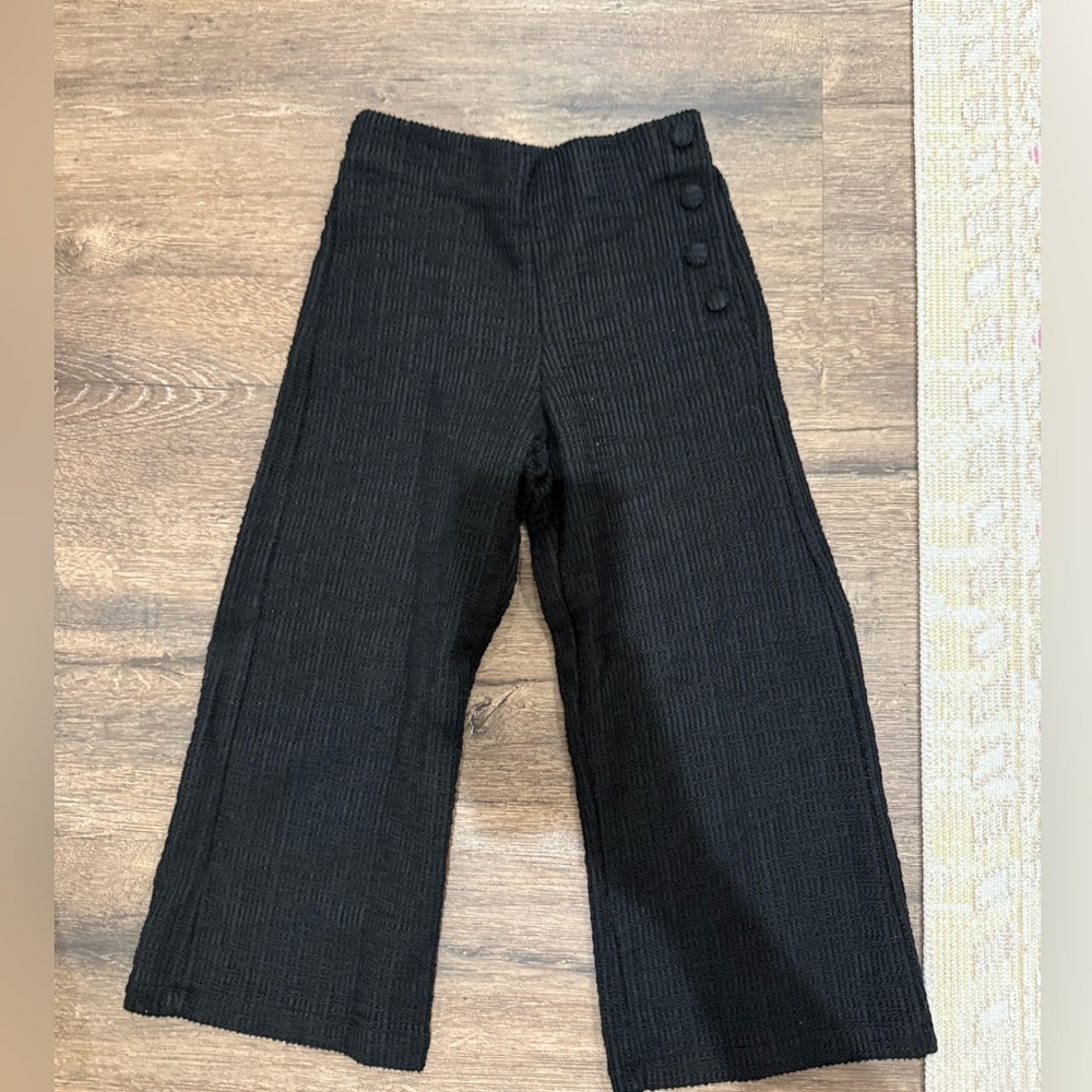 Zara kids Stylish Black Kids wide leg pants